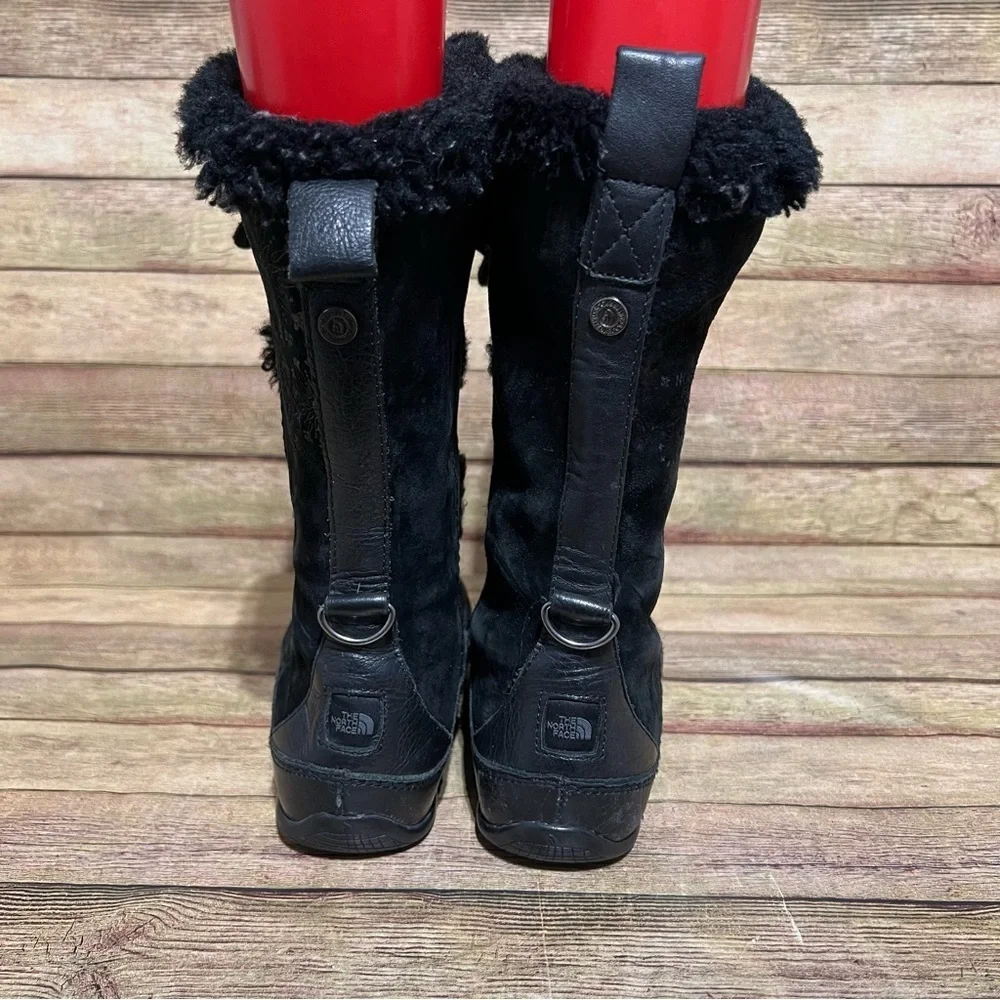 The North Face Black Suede Artic Lace Up Winter Boots